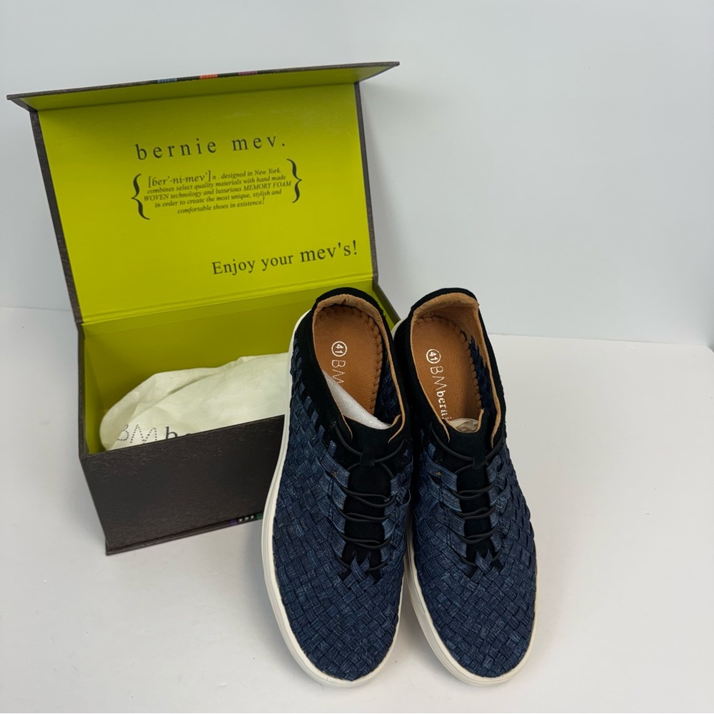 Bernie‎ Mev Mid Olympia Fashion Sneaker Women's Size 41 New In Box